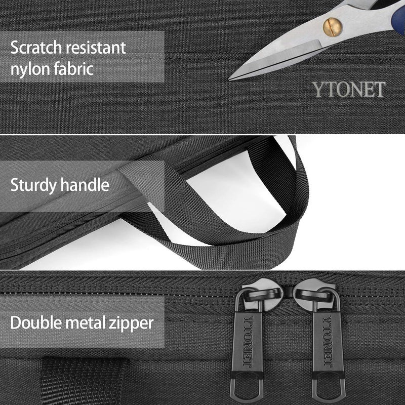 Ytonet Laptop Sleeve Case 13 13.3 Inch, TSA Slim Laptop Cover with Handle, Water Resistant Business Carrying Case Compatible with MacBook Air MacBook Pro HP Dell Lenovo Notebooks, Black - Image 5